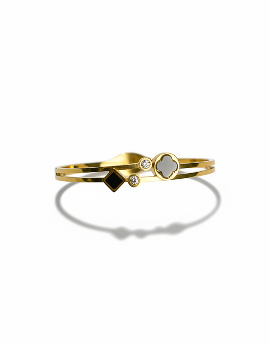 Noir Clover Luxe Bracelet